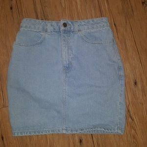 Denim skirt